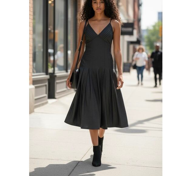 Ben Sherman Dresses & Skirts - Ben Sherman Dress Fit and flare pleated knee length sleeveless size small